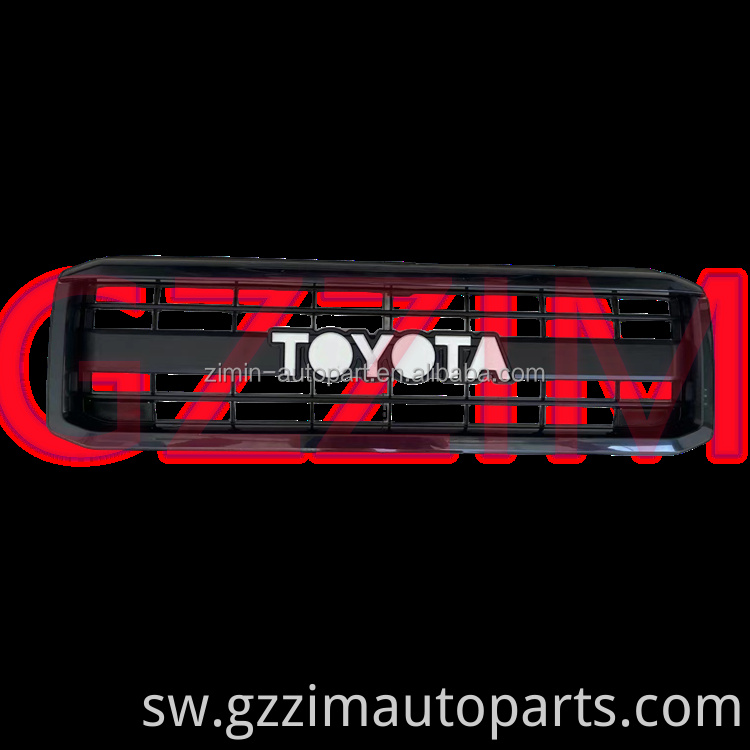 ABS Black Grille Middle Grille Front Kit kwa FJ70 2022